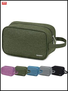 Large Travel Toiletry Bag for Women Men, Water-Resistant Dopp Kit, Portable
